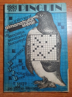 revista pinguin nr.4/1981 - total necompletata foto