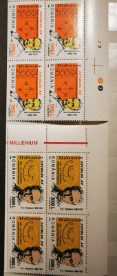 VOC 1999 Secolul XX-(II), Millenium, serie MNH in bloc de 4 foto