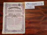 1935 Actiune Concordia 250 lei1924 018836, Romania 1900 - 1950