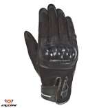 Manusi barbati pentru scuter - motocicleta Roadster vara piele/textil Ixon model RS Rise Air MS culoare: negru &ndash; degete tactile M (8/9)