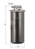MAHLE KL 454 filtru combustibil
