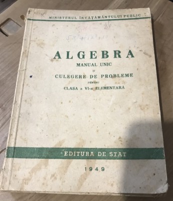 M. Algebra 1949 foto