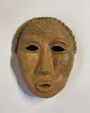 Masca din ceramica, datata oct. 1983 si semnata Bad Durkh