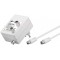 Amplificator semnal TV/antena DVB-T DVB-T2 DVB-C 2x 15dB Goobay