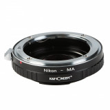 Cumpara ieftin Adaptor montura K&amp;F Concept Nikon-MA cu sticla optica de la Nikon F la Sony A mount KF06.120