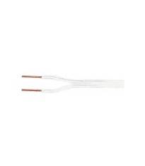 Cablu difuzor CCA alb 2x0.75mm Well LSP-CCA0.75WE-100-WL foto