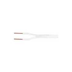 Cablu difuzor CCA alb 2x0.75mm Well LSP-CCA0.75WE-100-WL