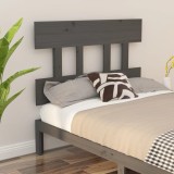 Cumpara ieftin Tăblie de pat, gri, 93,5x3x81 cm, lemn masiv de pin