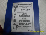 Program CSM Fagaras - Viitorul Ghimbav