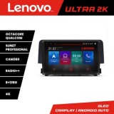 Navigatie Honda Civic 2016-2020 M-669 Octa Core Android Radio Bluetooth GPS WIFI/4G DSP 2K 8+128GB 360 Toslink CarStore Technology