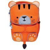 Rucsac Copii Trunki Toddlepak Tipu Portocaliu 4L, Ghiozdan Prescolari 2+ Ani, Buzunar Sticla, Elemente Reflectorizante