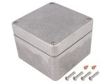Carcasă Universală Aluminiu 125x125x90mm Naturală