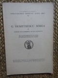 G. DEMETRESCU MIREA de GEORGE DRAGOMIRESCU SI ION FRUNZETTI , 1940