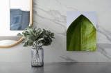 Tablou Canvas cu motiv de frunze, artă naturală pentru interior, 26 x 39 cm, CMCLASS