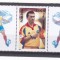 HAGI,STRAIF DE 3 TIMBRE SI 2 VINIETE DIFERITE ,2001,MNH,ROMANIA.