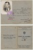 ROMANIA Legitimatie de membru 1940 in Societatea Filatelica, a lui Vasile Eros autorul primelor FDC-uri rom&acirc;nesti, &icirc;n 1946-1948, Romania 1900 - 1950, Istorie
