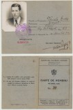 Legitimatie de membru 1940 Societatea Filatelica Vasile Eros autor primele FDC, Romania 1900 - 1950, Istorie