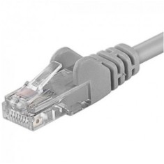Patchcord FTP RJ45-RJ45 Cat.5e, 0.5m, gri, &quot;FTP-5E-0.5-G&quot; (timbru verde 0.08 lei)
