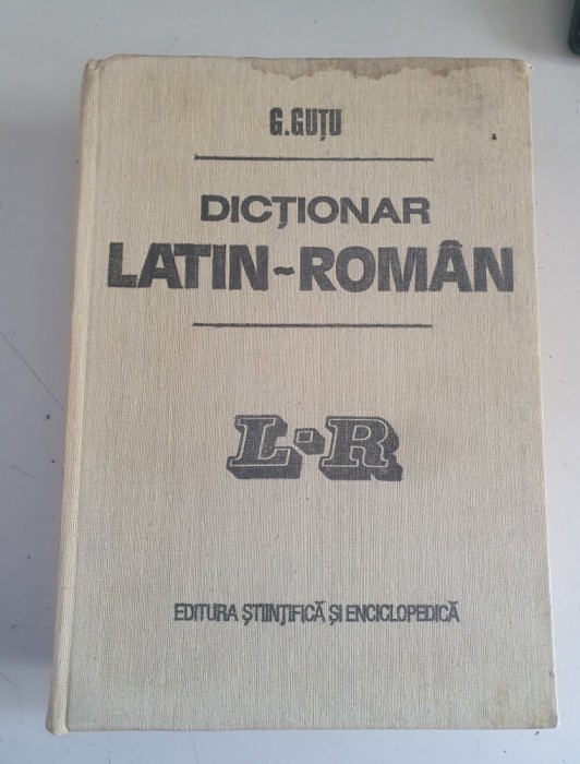 G. Gutu - Dictionar latin - roman - 1983