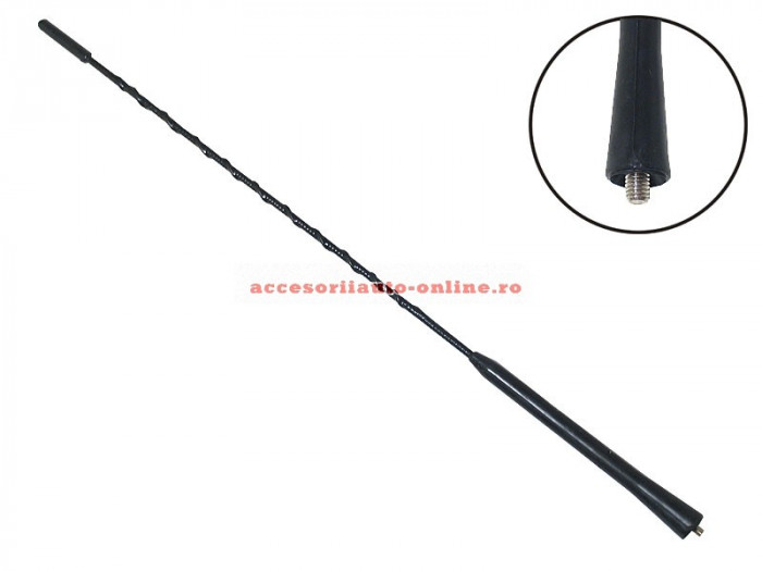 Tija antena auto Automax 40 cm cu filet de 5 mm universala Kft Auto