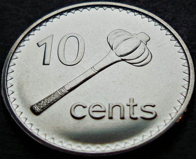Moneda exotica 10 CENTI - INSULELE FIJI, anul 2009 * cod 3517 = UNC foto