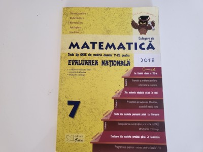 Culegere de matematica.Teste tip CNEE din materia claselor V-VII pentru Evaluarea Nationala de Daiana Azamfirei,Nadia Barbieru foto