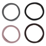 Set Elastice Păr, Frotte, Multicolor, XL, 4 Bucăți, Oem