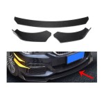 Spoiler prelungire bara fata 3buc LIP universal negru, ALM