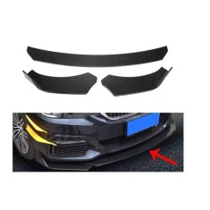 Spoiler prelungire bara fata 3buc LIP universal negru