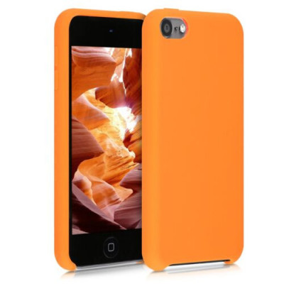 Husa pentru Apple iPod Touch 6th/iPod Touch 7th, Kwmobile, Portocaliu, Silicon, 50528.150 foto