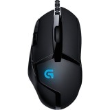 Mouse Gaming Logitech G402 Hyperion Fury, Negru, 4000 DPI, Senzor Optic, 8 Butoane, USB, 16G Accelerare