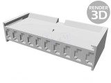 Conector Cablu-Placă Mamă 10 PIN 3,96mm, TE Connectivity