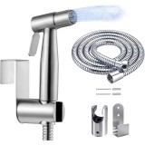 Set de pulverizare a vasului de toaleta, ZEQAS, otel inoxidabil, multifunctional, include un furtun de 1,5 m + accesorii montaj