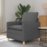 vidaXL Canapea Gri &icirc;nchis Țesătură 42028748