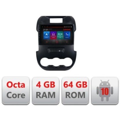 Navigatie Ford Ranger 2011-2015 E-245 Octa Core cu Android Radio Bluetooth Internet GPS WIFI DSP 4+64GB 4G CarStore Technology foto