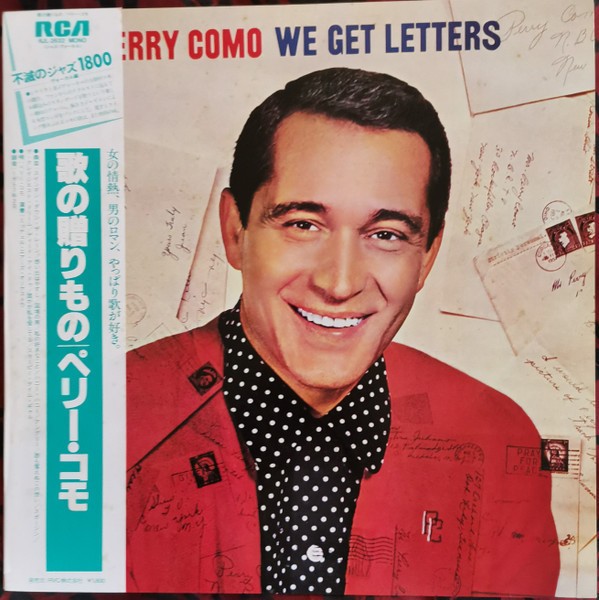 Vinil LP &quot;Japan Press&quot; Perry Como &ndash; We Get Letters (EX)