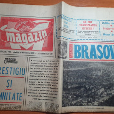 magazin 16 decembrie 1972-articol si foto orasul brasov,articol jud. arges