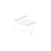 Uscator Rufe Tavan Sepio 5 x 170 cm Otel, 8.5 m2, 10 kg