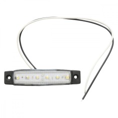 Lampa laterala LED 12-24V alba
