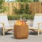 vidaXL Cuptor de foc Maro 48 x 48 x 51 cm Oțel rezistent la intemperii 858977