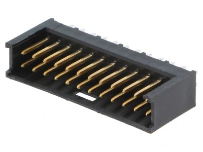 Conector Header Modular 2x12P 0.38AU foto