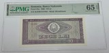 Bancnota romaneasca de colectie - 10 lei 1966 gradata PMG EPQ65