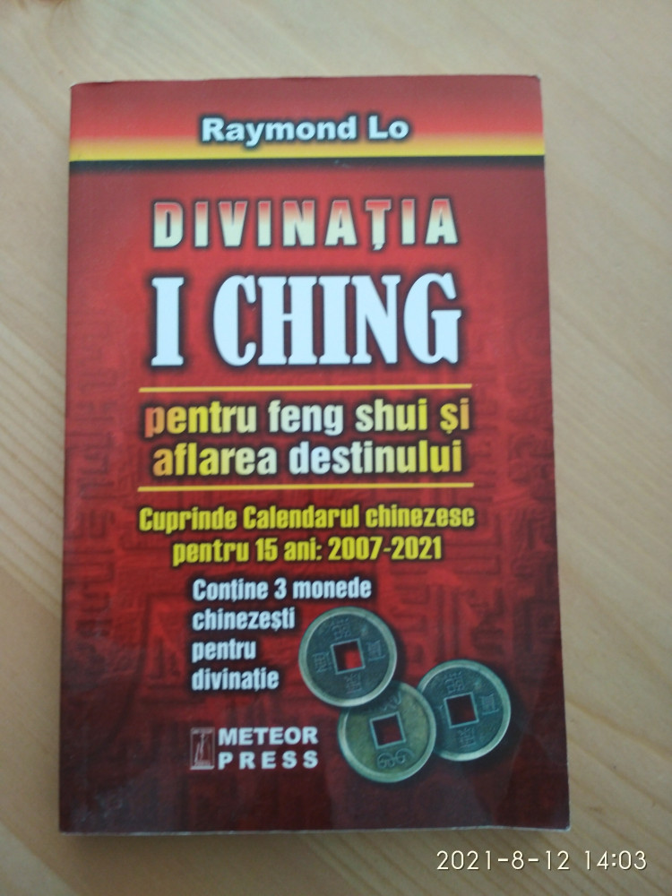 Divinatia I Ching + 3 monede de divinatie | arhiva Okazii.ro