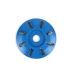 Disc sculptat lemn, Diametrul 90 mm, Model 8 Dinti, Diametru Interior 16 mm