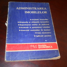 Administrarea imobilelor, Asociatii de locatari,1978 Supliment Revista Economica