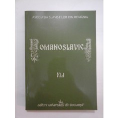 ROMANOSLAVICA XLI - Universitatea din Bucuresti