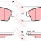 Set placute frana,frana disc TOYOTA RAV 4 I&nbsp;(SXA1) (1994 - 2000) TRW GDB3147