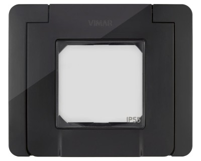 Rama Ornament cu gheare 2M Vimar Neve IP55 negru 09911.04 foto