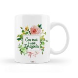 Cana alba personalizata &quot;Cea mai buna diriginta&quot;, INOVATIX&reg;. 330ml, Oem