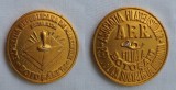 Expozitia republicana de MACROFILIE, Editia a 2a - Botosani - Republica Socialista Romania, anul 1981 - medalie semnata C.D